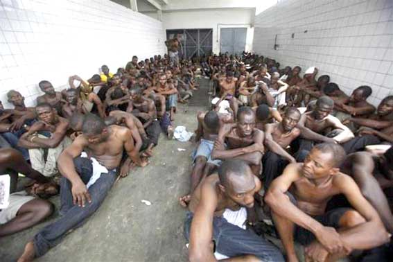يك زندان در آبيجان مركز ساحل عاج