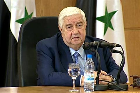 Moallem says Syria vindicated, blasts Arab "conspirators"