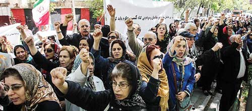 تجمع اعتراض‌آمیز ارامنه در محکومیت جنایات تروریست‌ها در سوریه