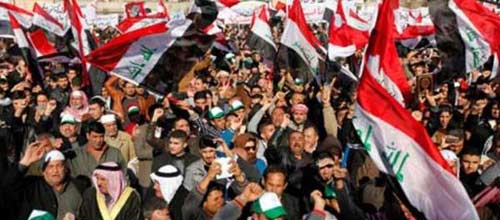 مردم عراق: آمريكا همان داعش است، آنان را نمي‌خواهيم