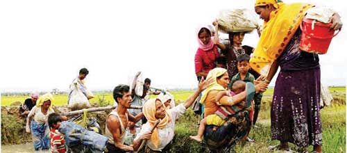 سوءتغذیه و آوارگی تنها همدم مسلمانان روهینگیا
