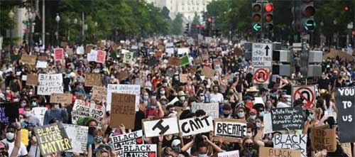 اعتصاب هزاران آمریکایی در اعتراض به تبعیض نژادی