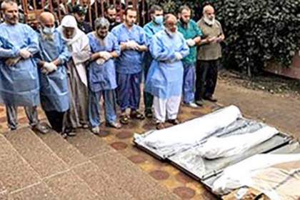 دفن 179 شهید در صحن بیمارستان الشفا