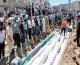 دفن دسته جمعی دهها کشته حادثه کشتار روستای حوله در حمص سوریه