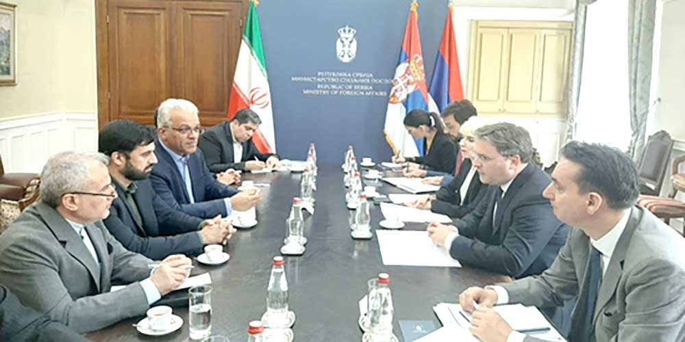 تاکید بر گسترش روابط اقتصادی ایران و صربستان