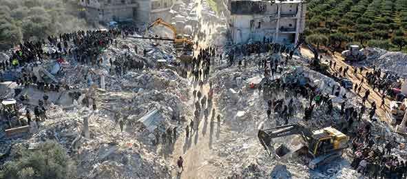 بی‌تفاوتی مدعیان به زلزله سوریه